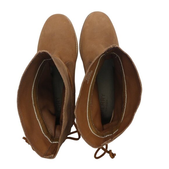 Sperry Maya Ronan Brown Leather Boho Ankle Boots Womens 8.5 - Picture 7 of 13